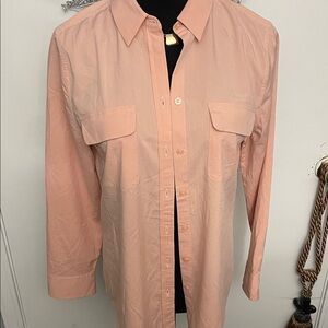 Chico's Peach Button-Down Shirt